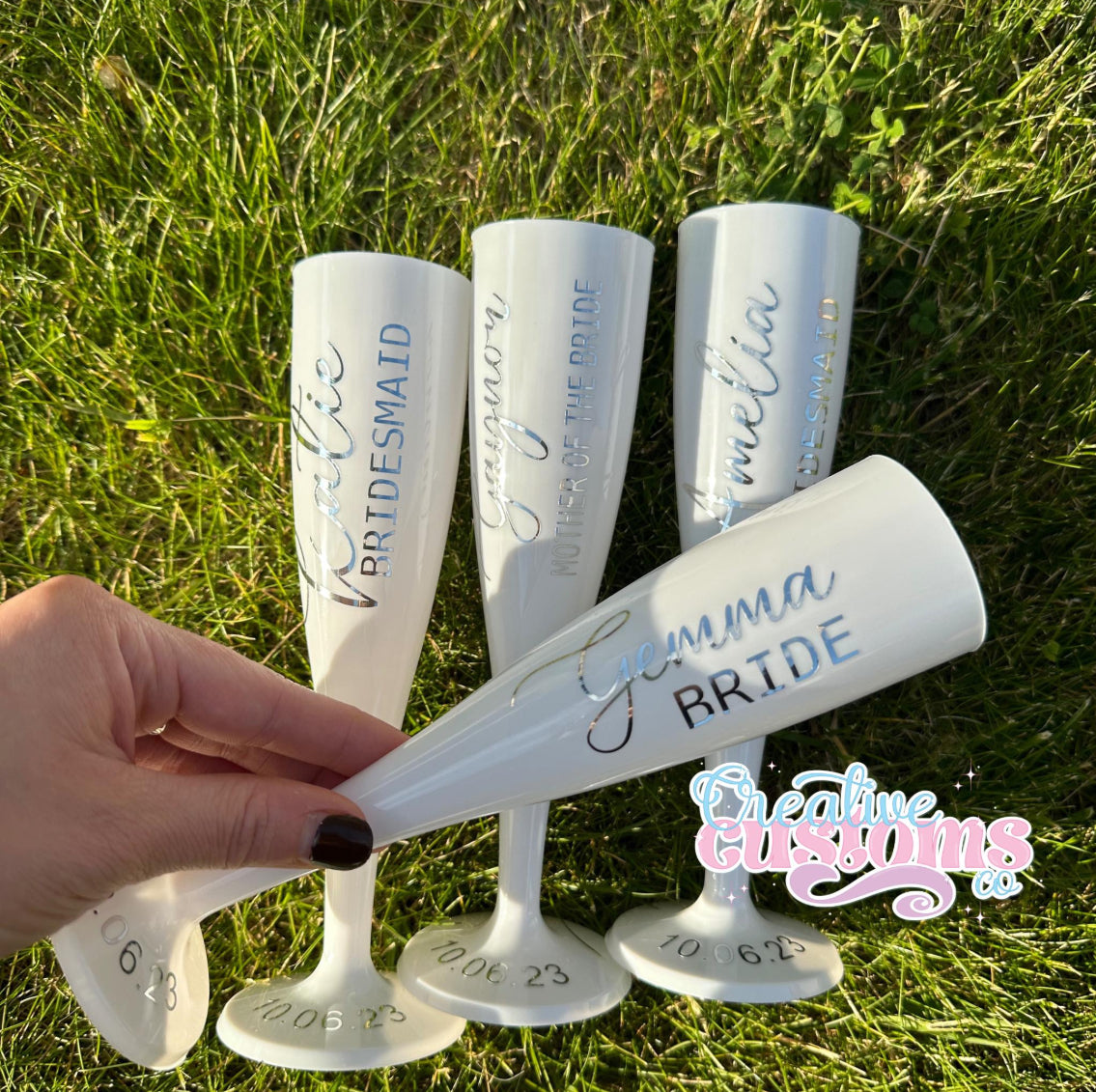 Personalised Champagne Decals