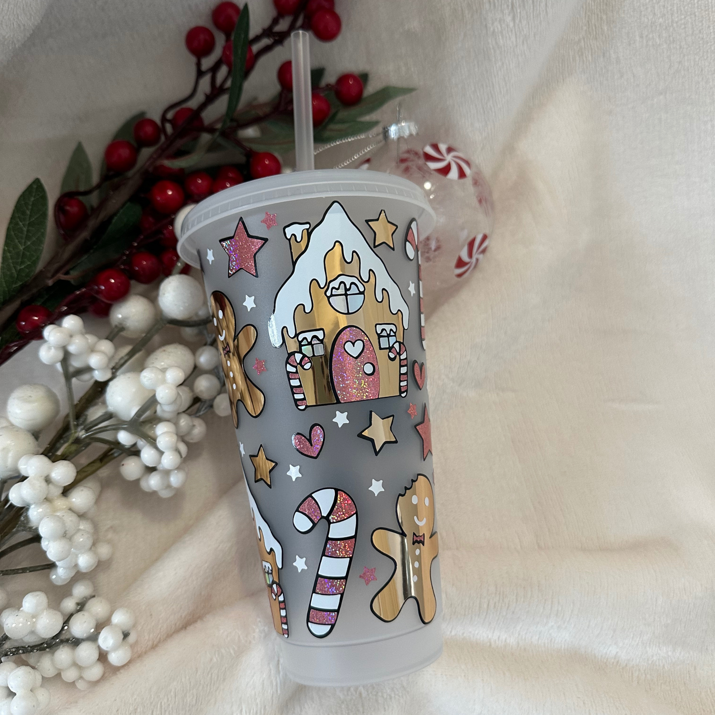 Gingerbread House Cold Cup