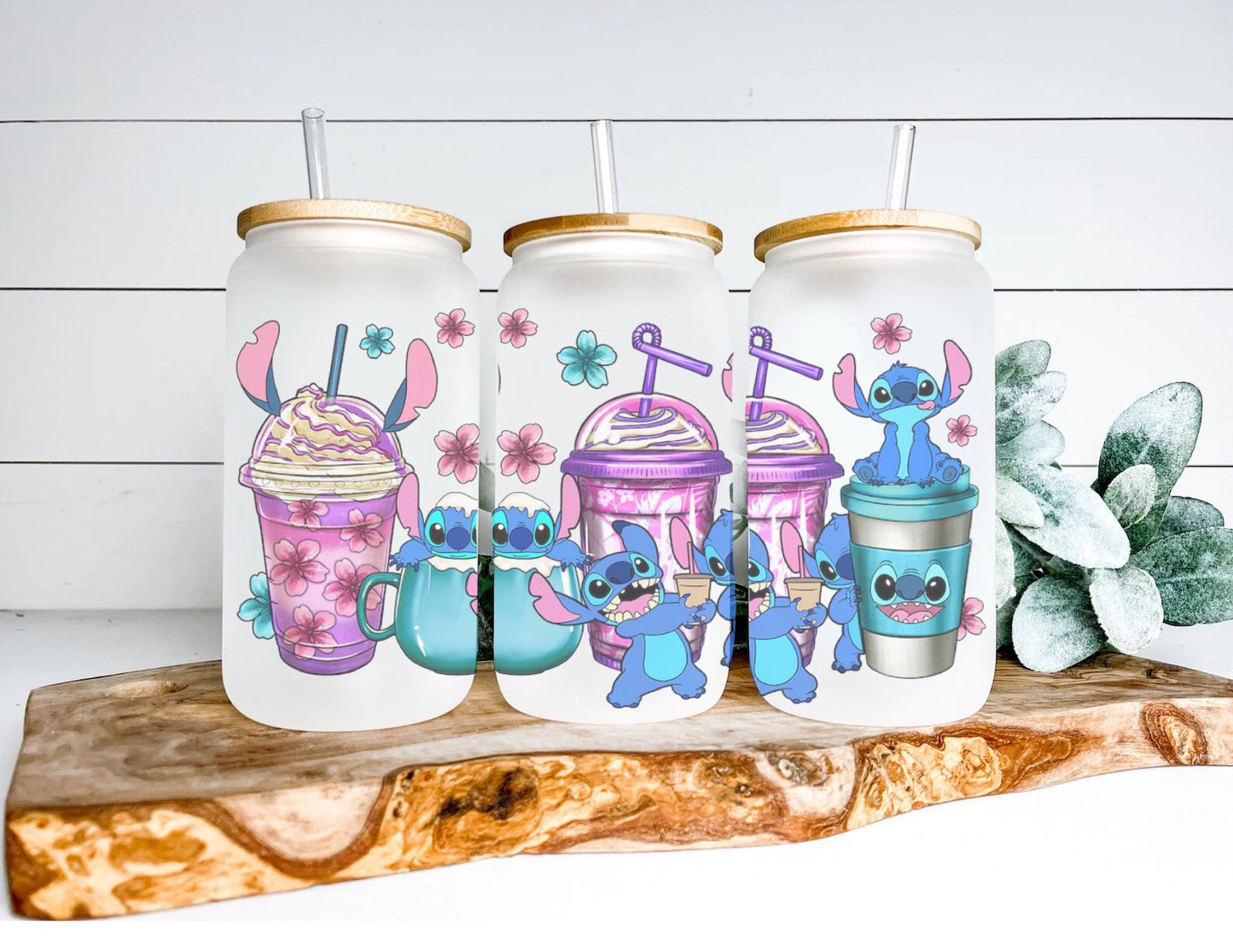 Stitch Glass Can