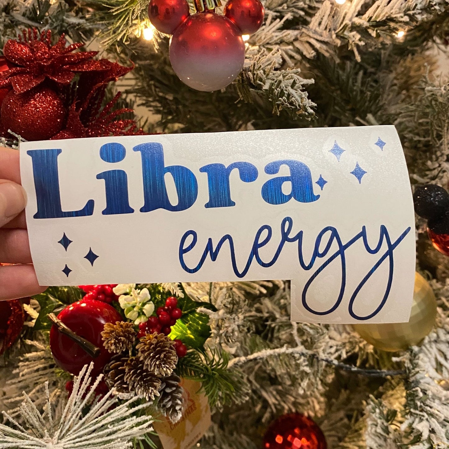 Star Sign energy mirror decal