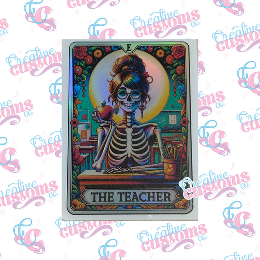 The Teacher Tarot Card - Holographic