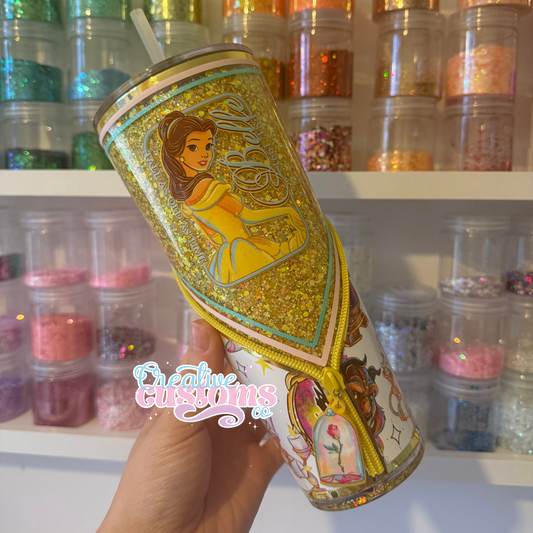 Tale as Old as Time Zipper Tumbler