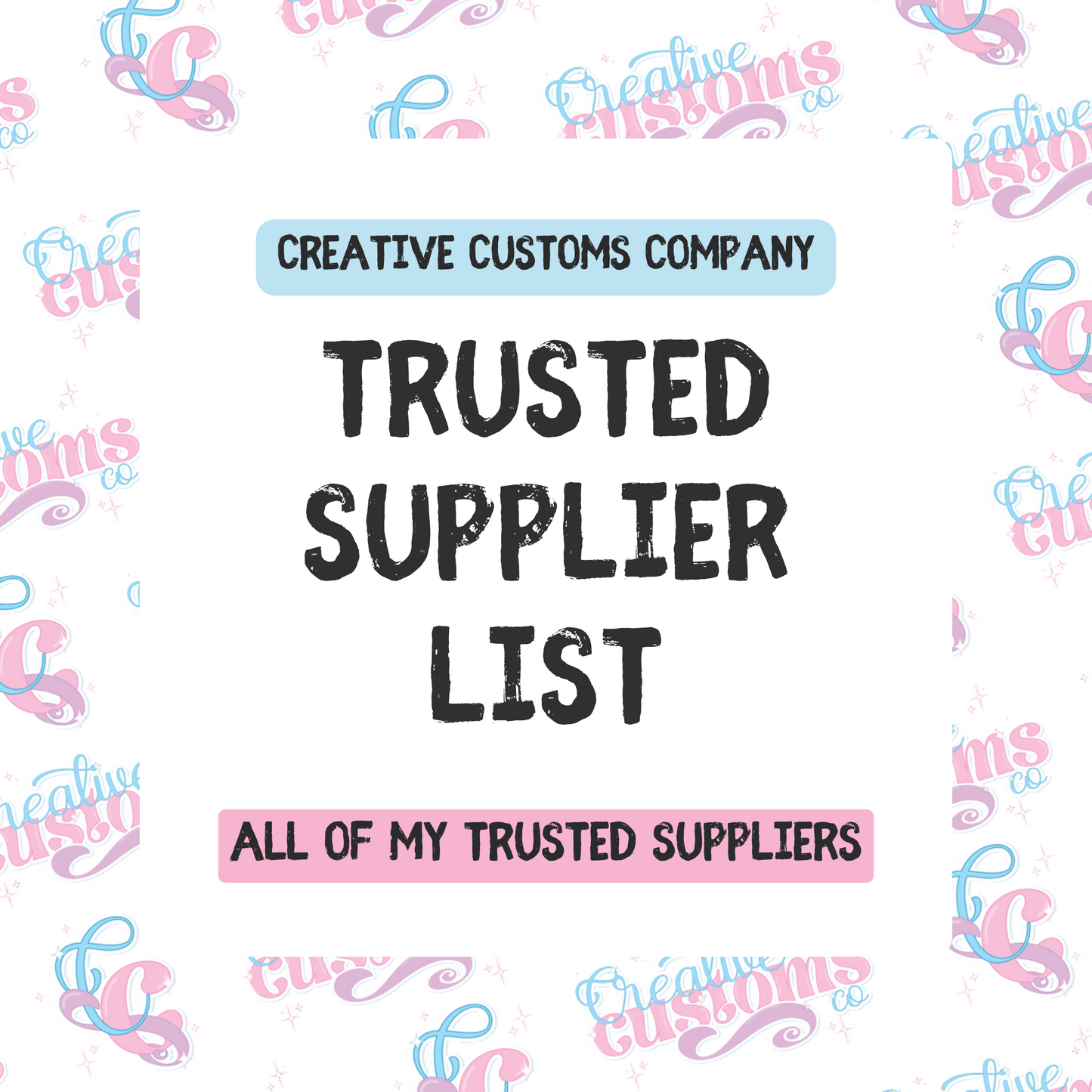 Trusted Suppliers and Discount Codes