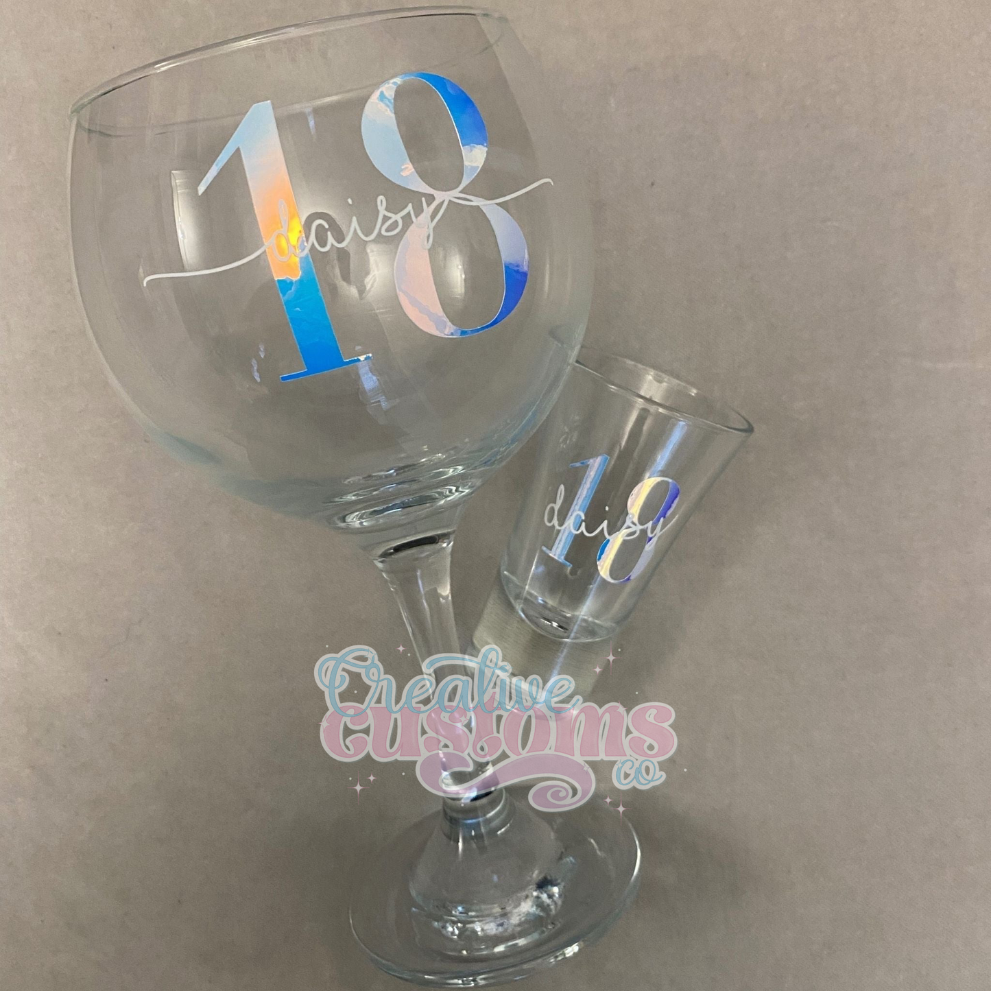 Personalised Birthday Glass