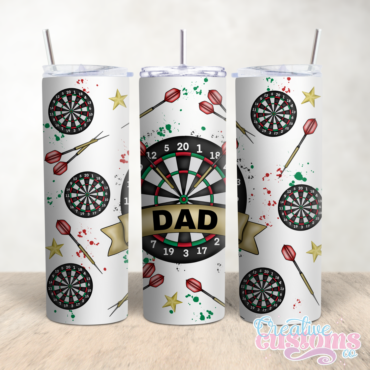 Personalised Darts Tumbler