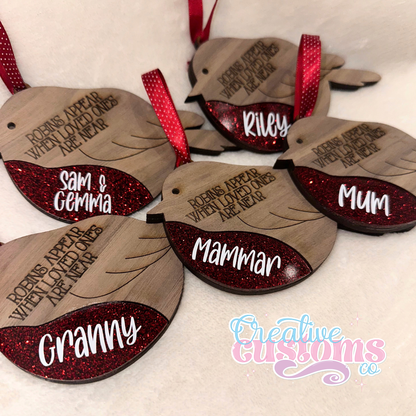 Robin Memorial Hanging Decoration