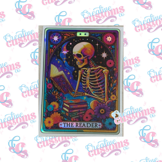 The Reader Tarot Card - Holographic