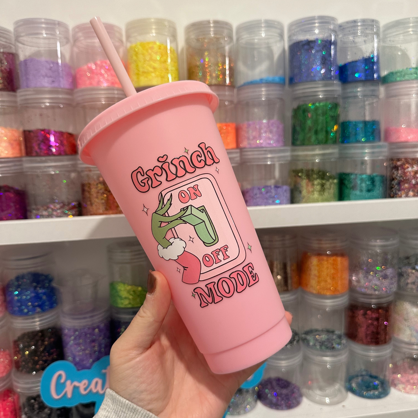 Grinch Mode Cold Cup