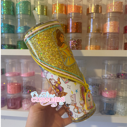 Tale as Old as Time Zipper Tumbler