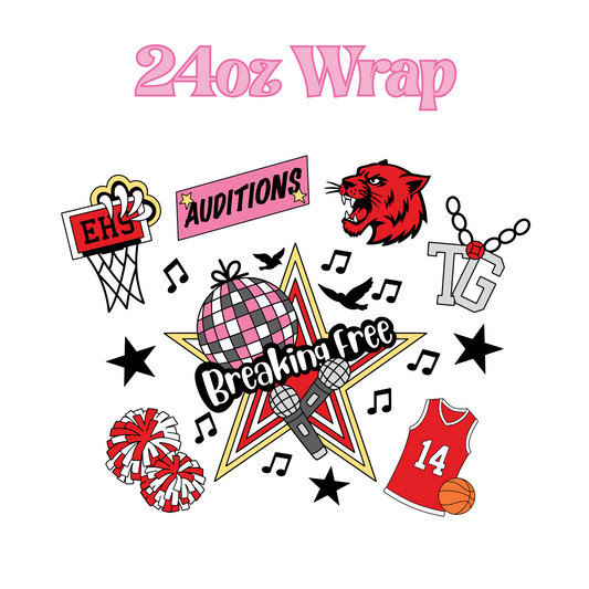 HSM Inspired - Ready to go Layered Vinyl Design