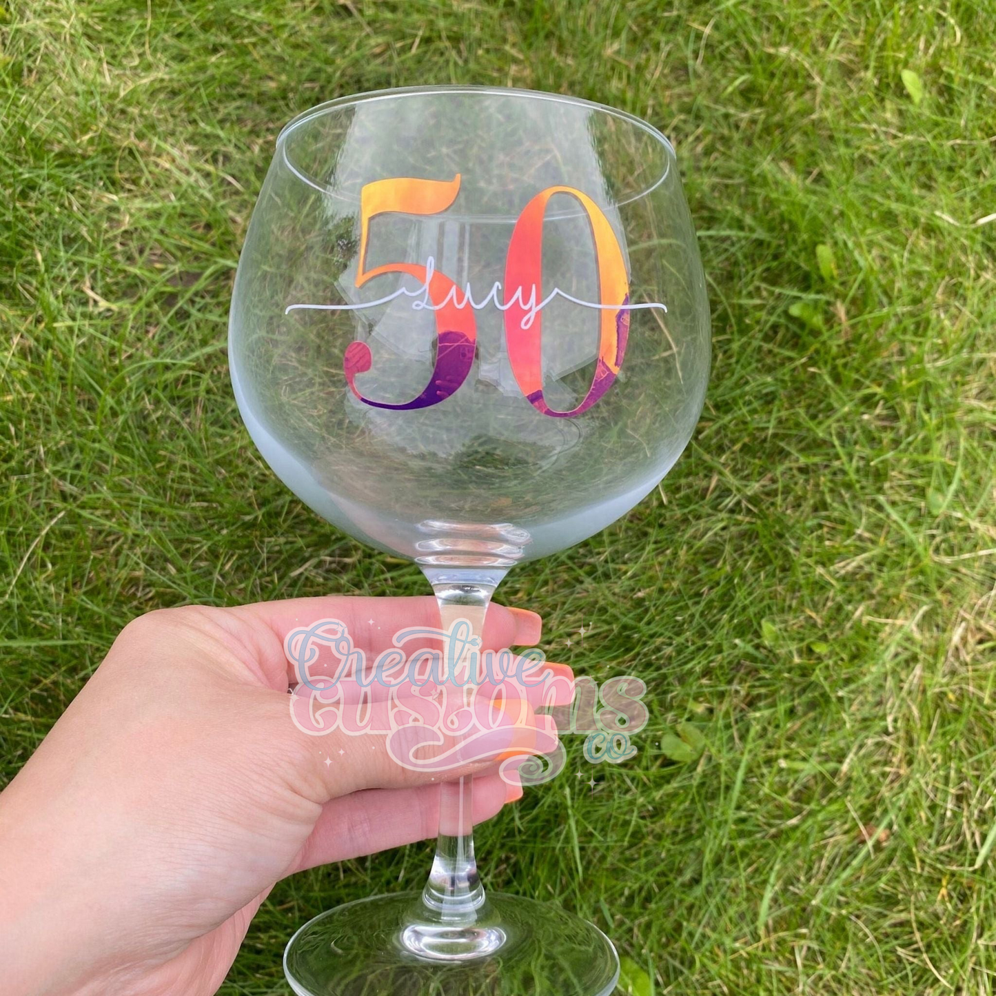 Personalised Birthday Glass