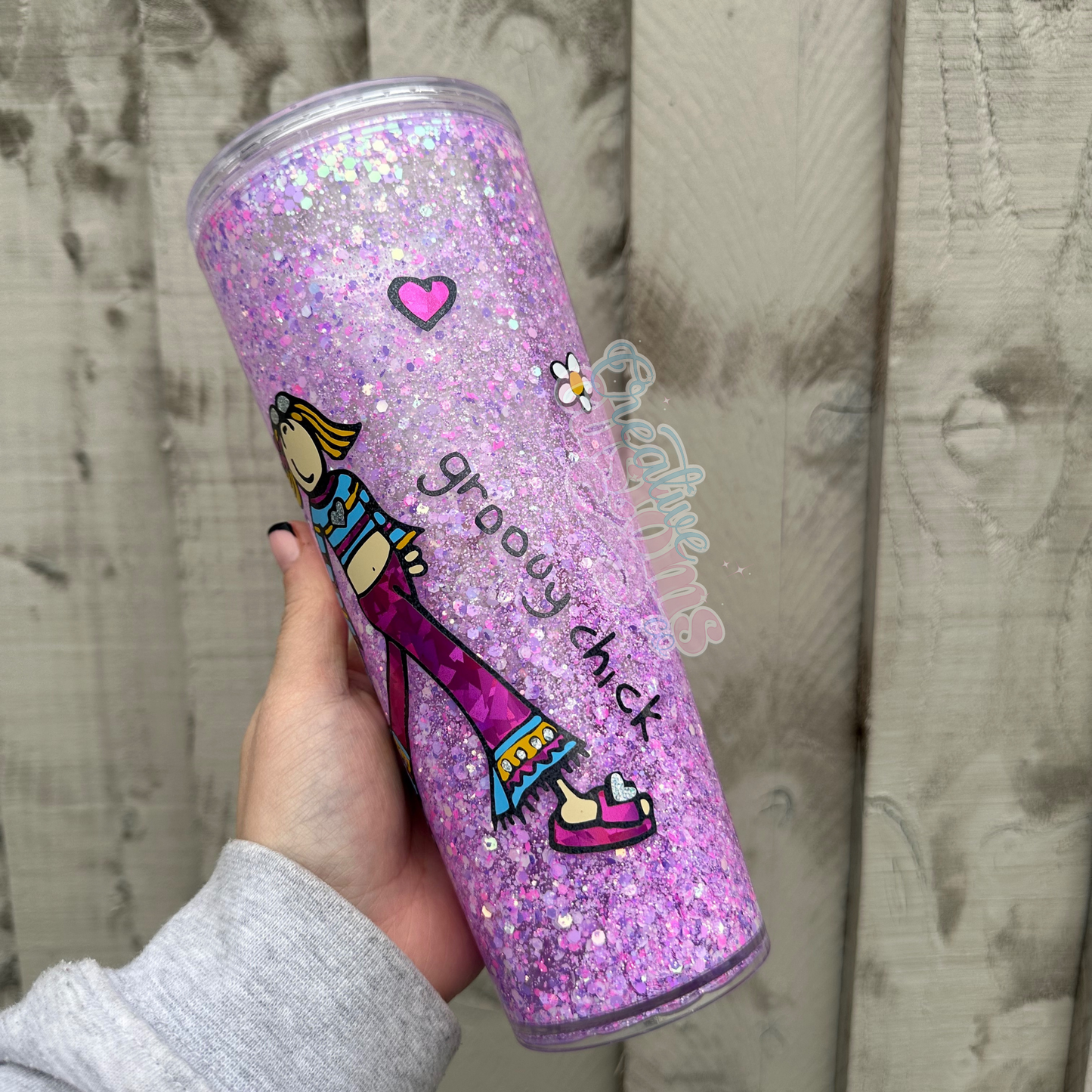 00’s Chick Snowglobe