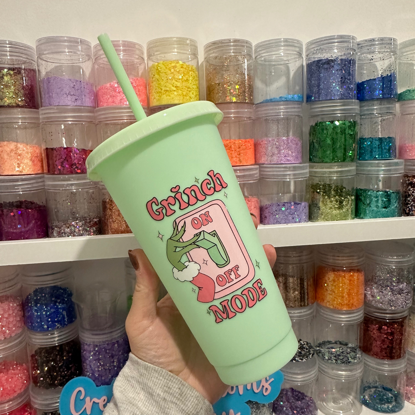 Grinch Mode Cold Cup