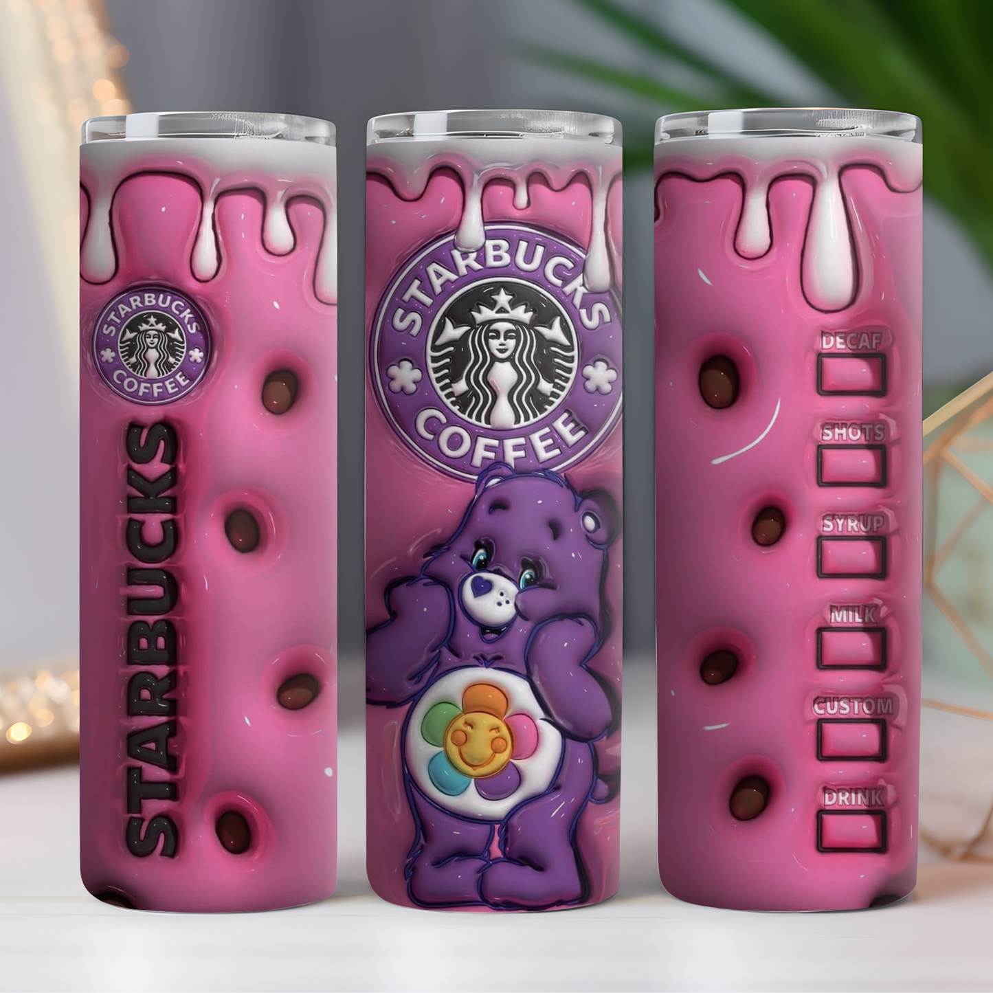 Purple Bear Tumbler