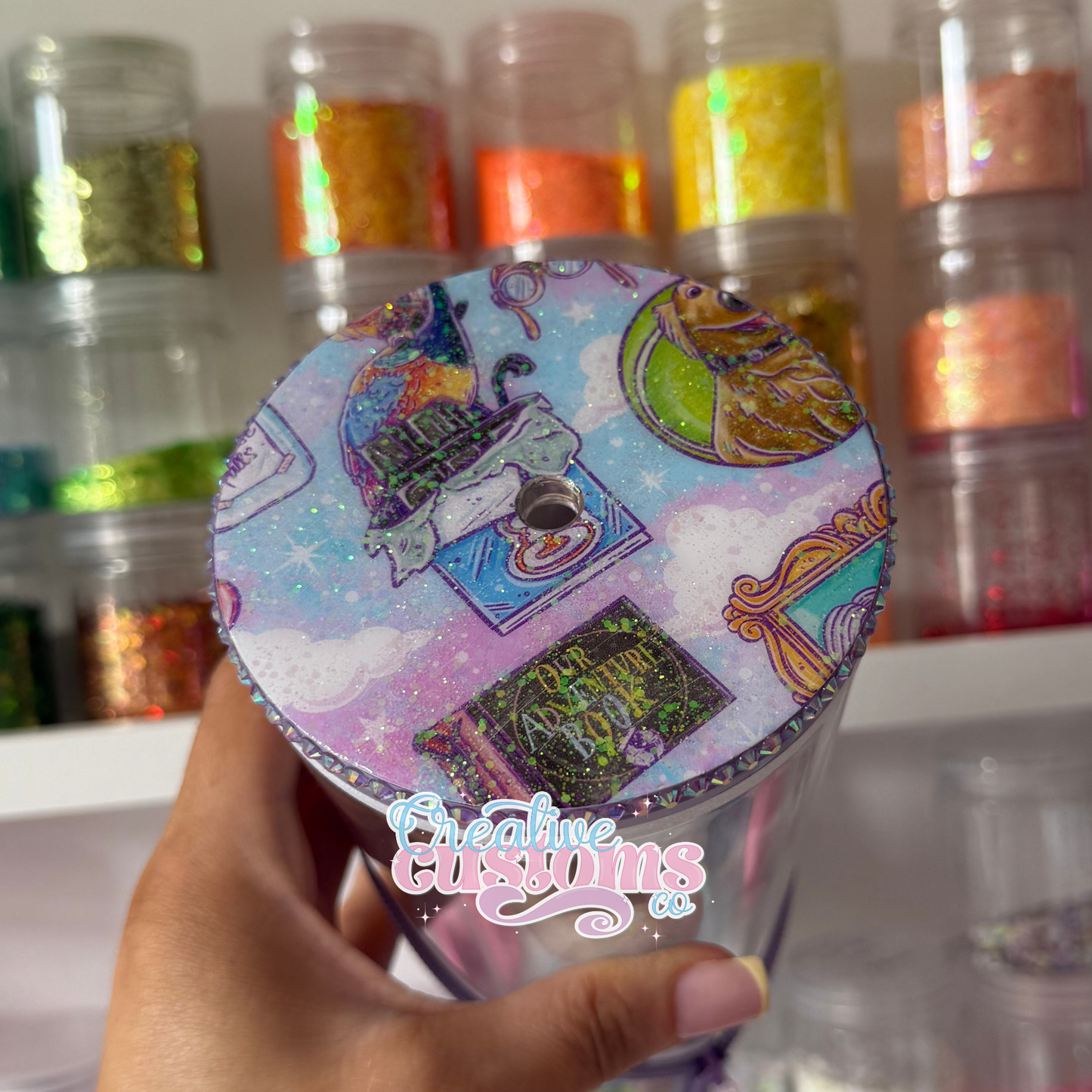 Up In the Cloud Zipper Tumbler