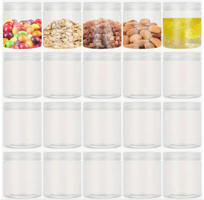 Clear Plastic Container with Lid - Approx 4oz