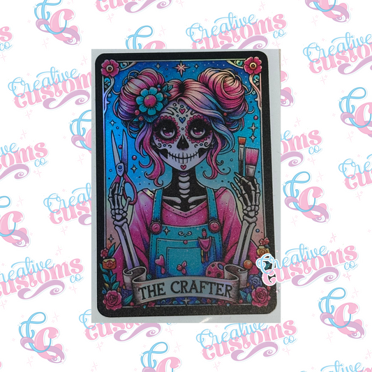 The Crafter Tarot Card - Holographic