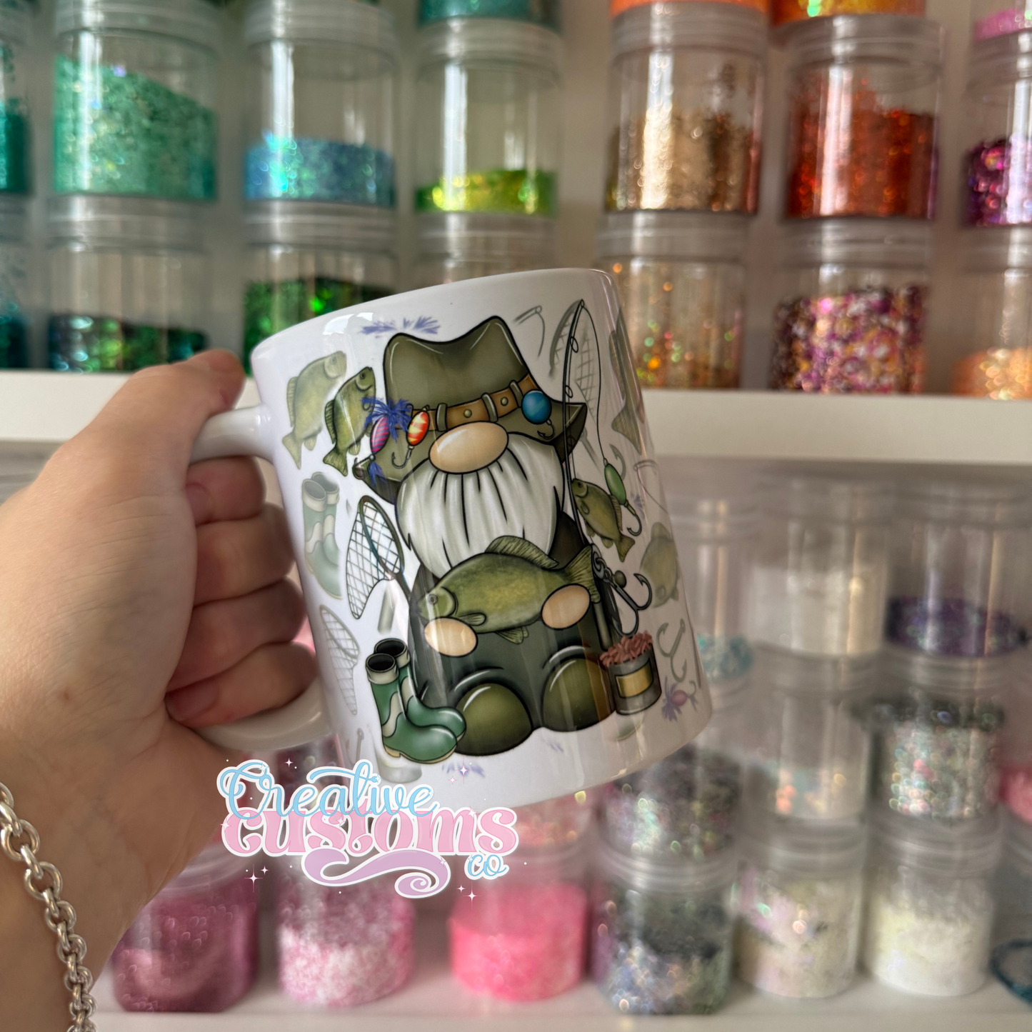 Fishing Gonk Mug