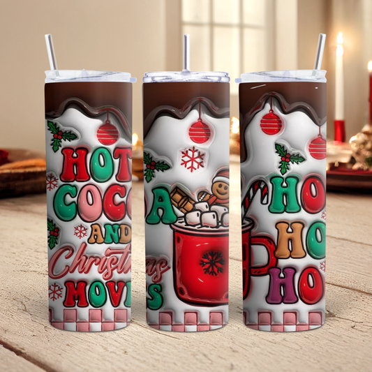 Christmas Movies Tumbler