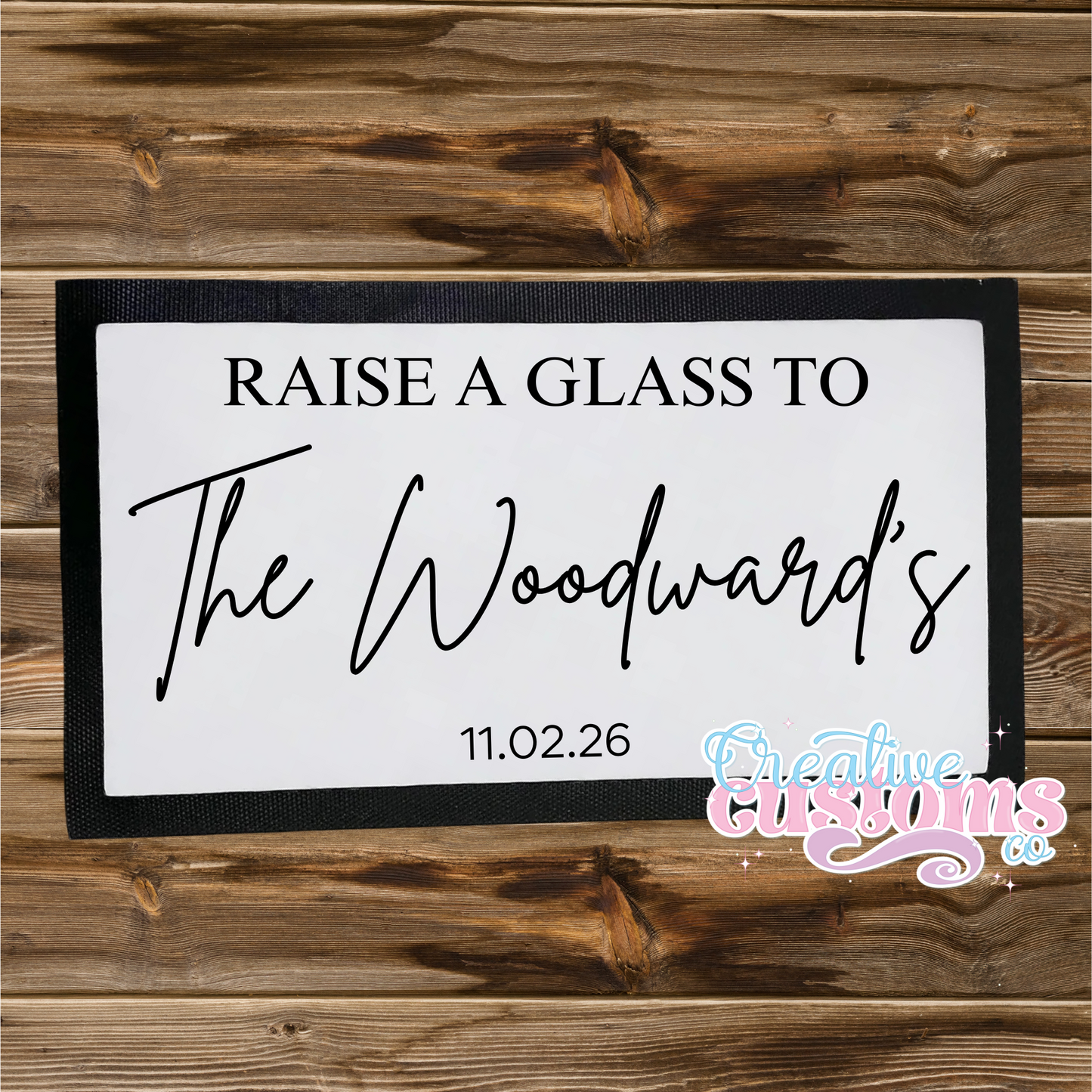 Personalised Bar Runner