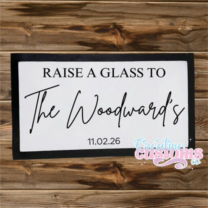 Personalised Bar Runner