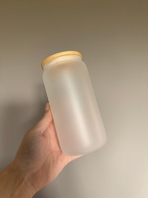 DESTASH - 16oz Sublimation Can with lid and straw