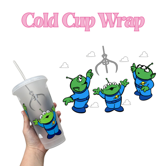 Aliens Inspired - Ready to go Layered Cold Cup Vinyl Design