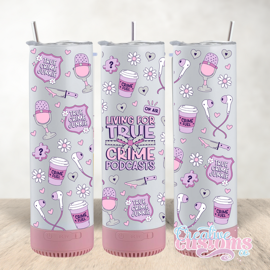 True Crime Podcast Speaker Tumbler