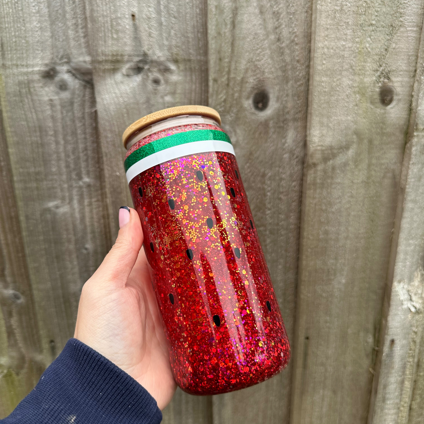 Watermelon Glass Snowglobe