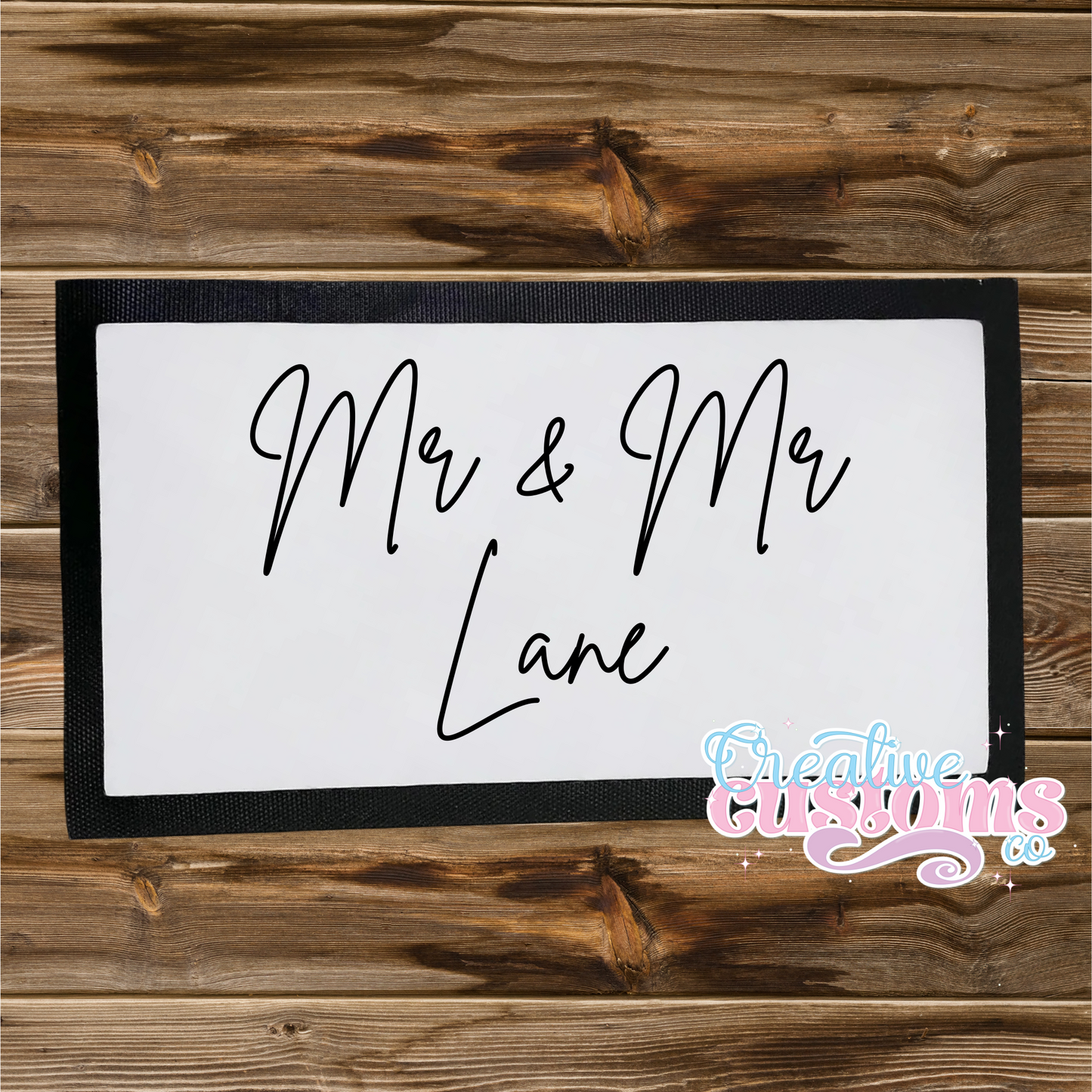 Personalised Bar Runner