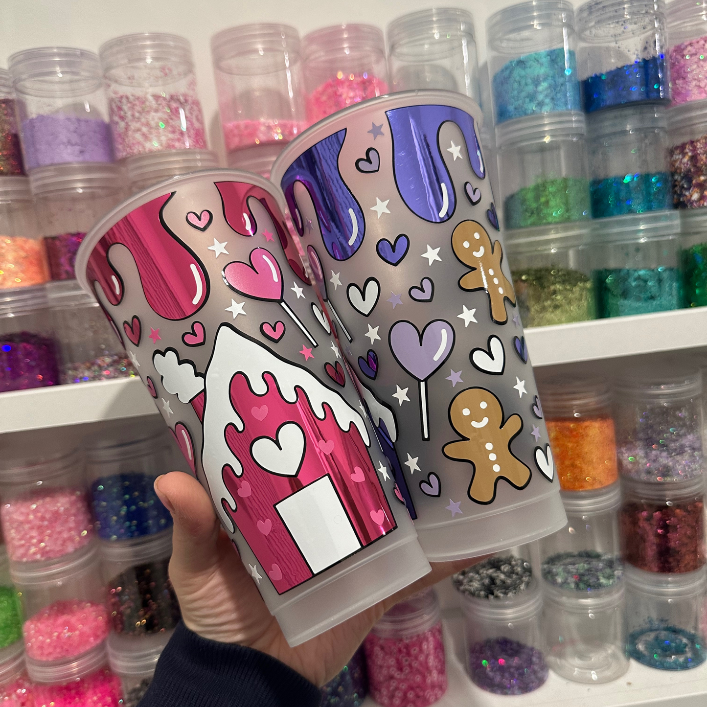 Gingerbread House Cold Cup