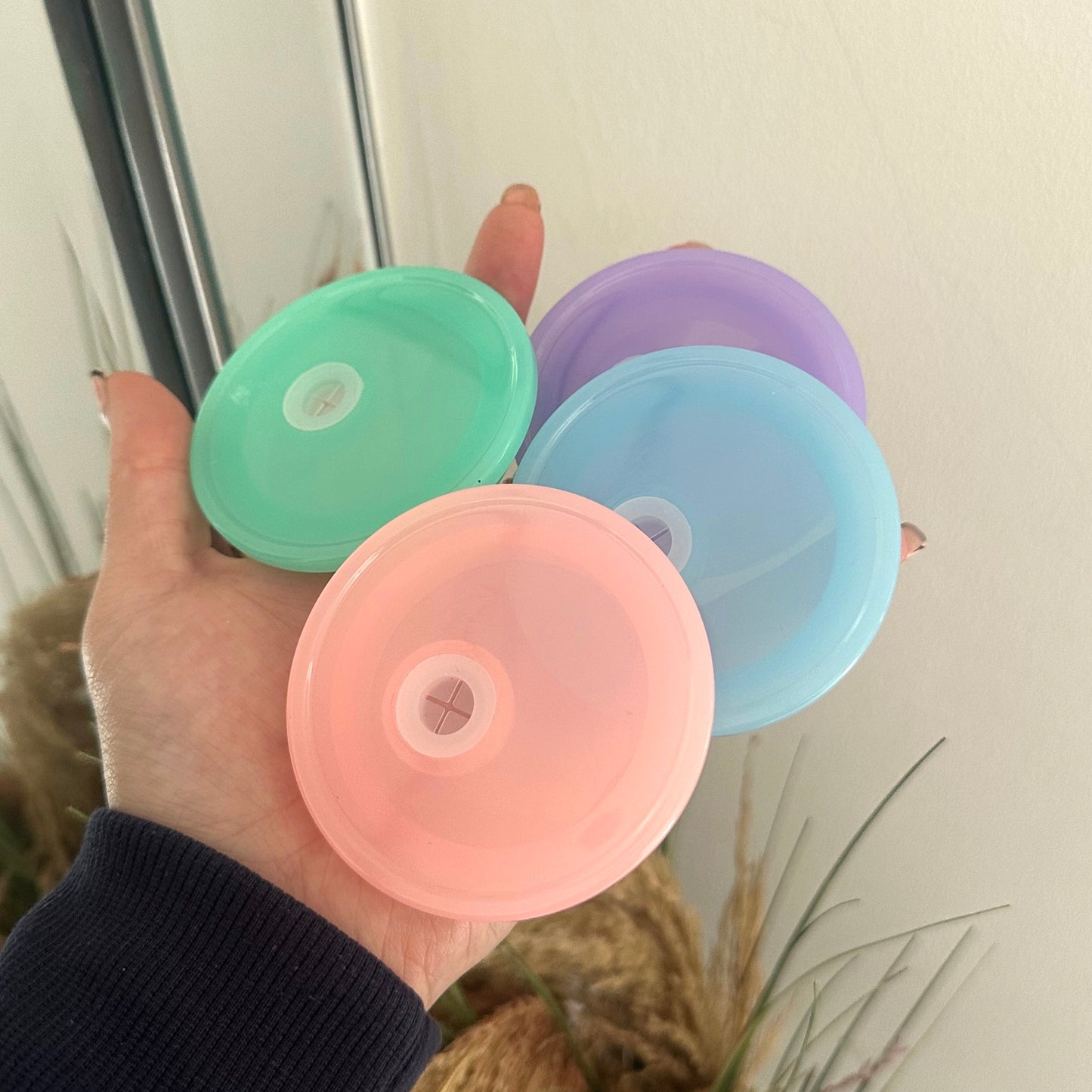 Replacement Colour Lid - Glass or Acrylic Cans