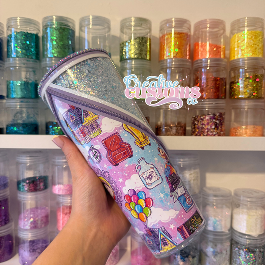 Up In the Cloud Zipper Tumbler
