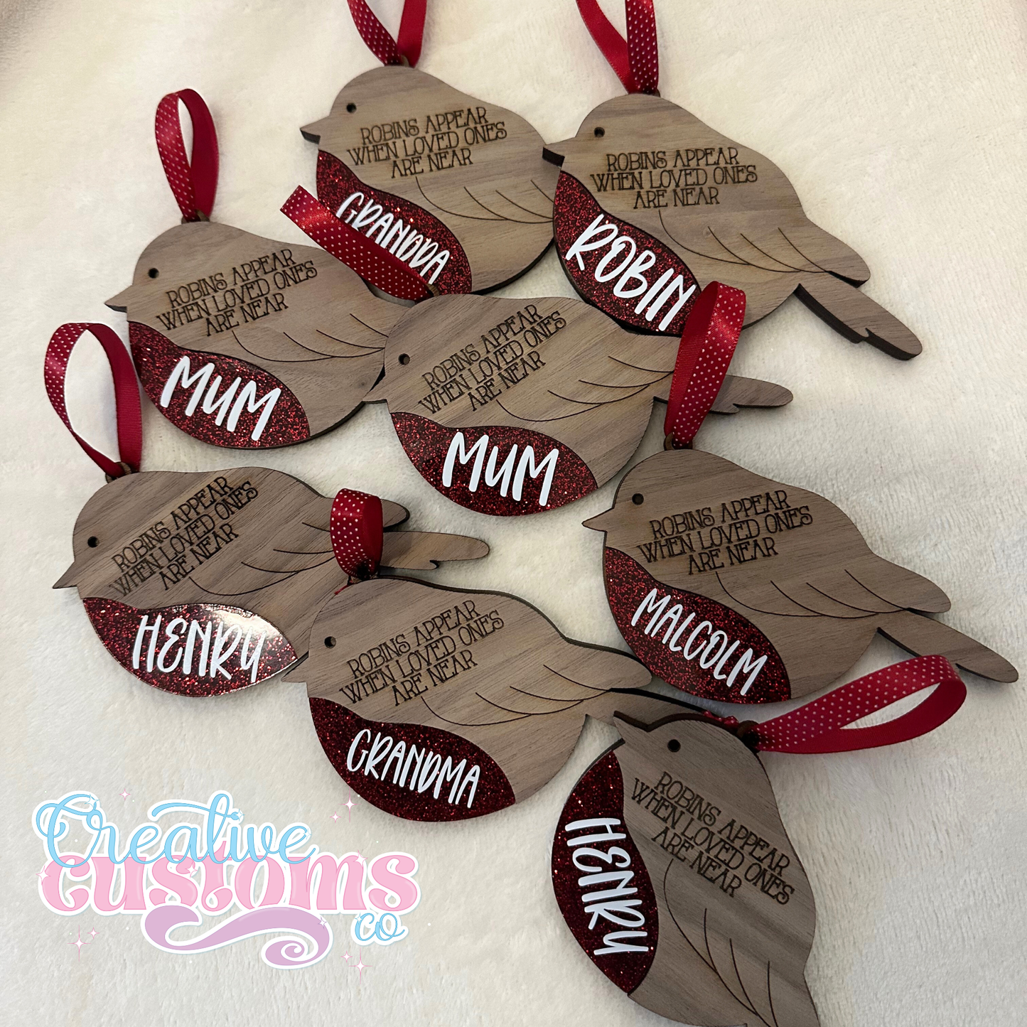 Robin Memorial Hanging Decoration