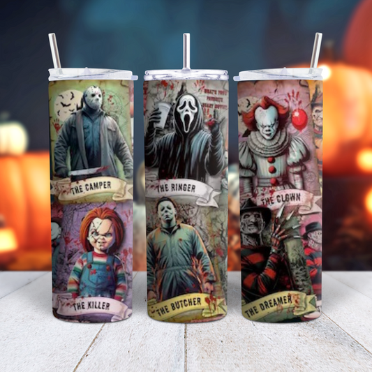 Horror Characters Tumbler