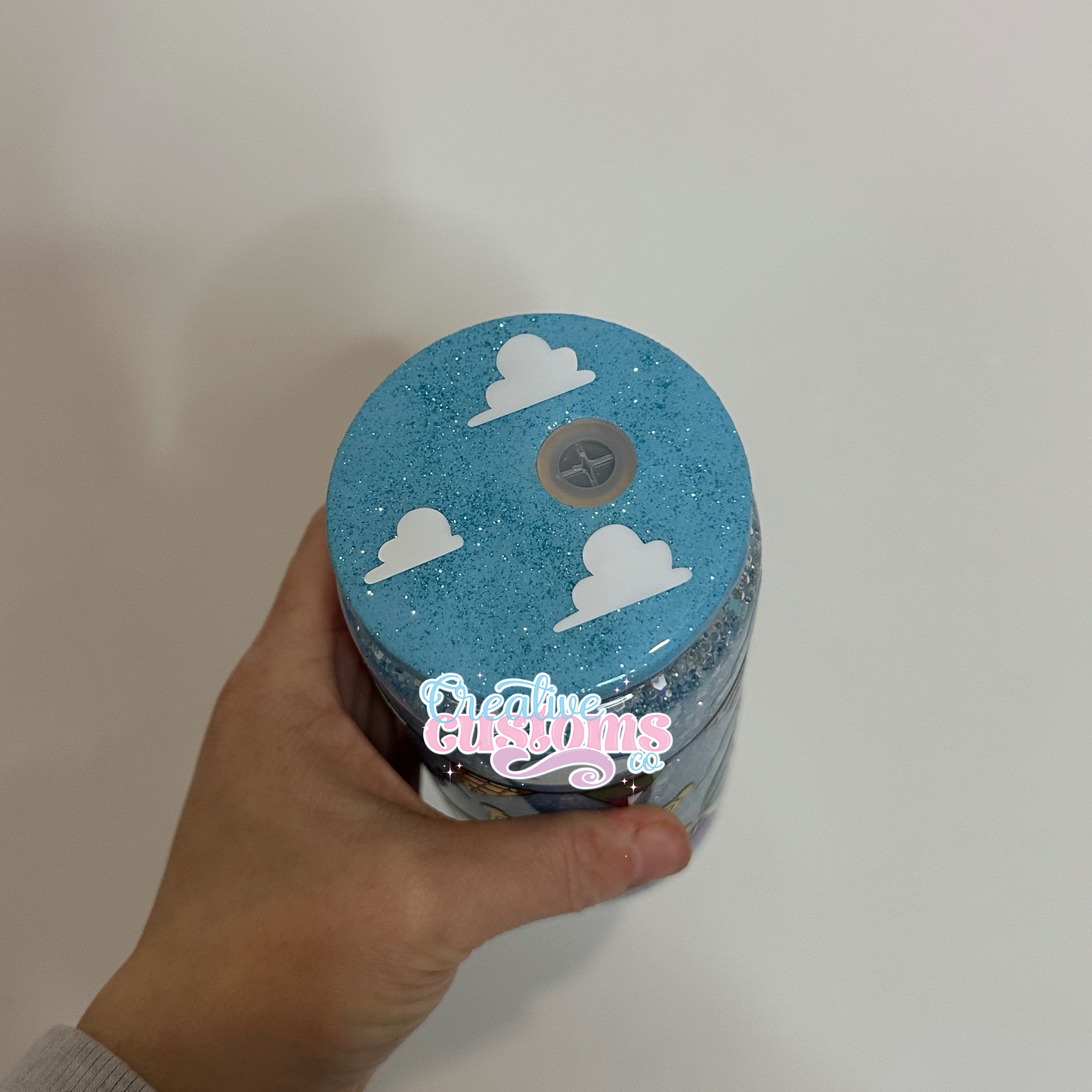 Toy Inspired Glass Snowglobe