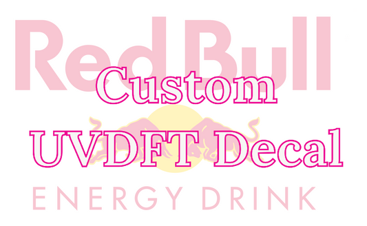 Redbull UVDTF Decal