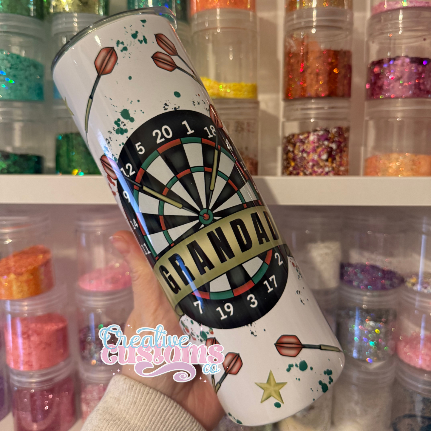 Personalised Darts Tumbler