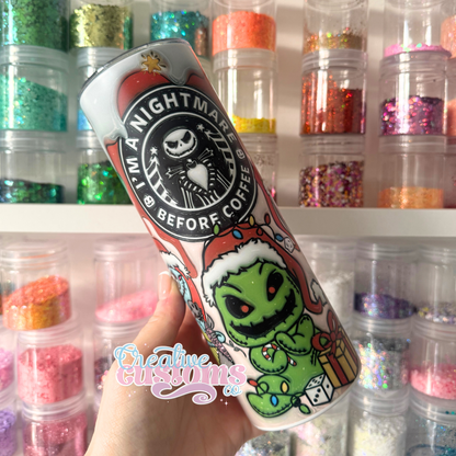Nightmare Before Coffee Tumbler