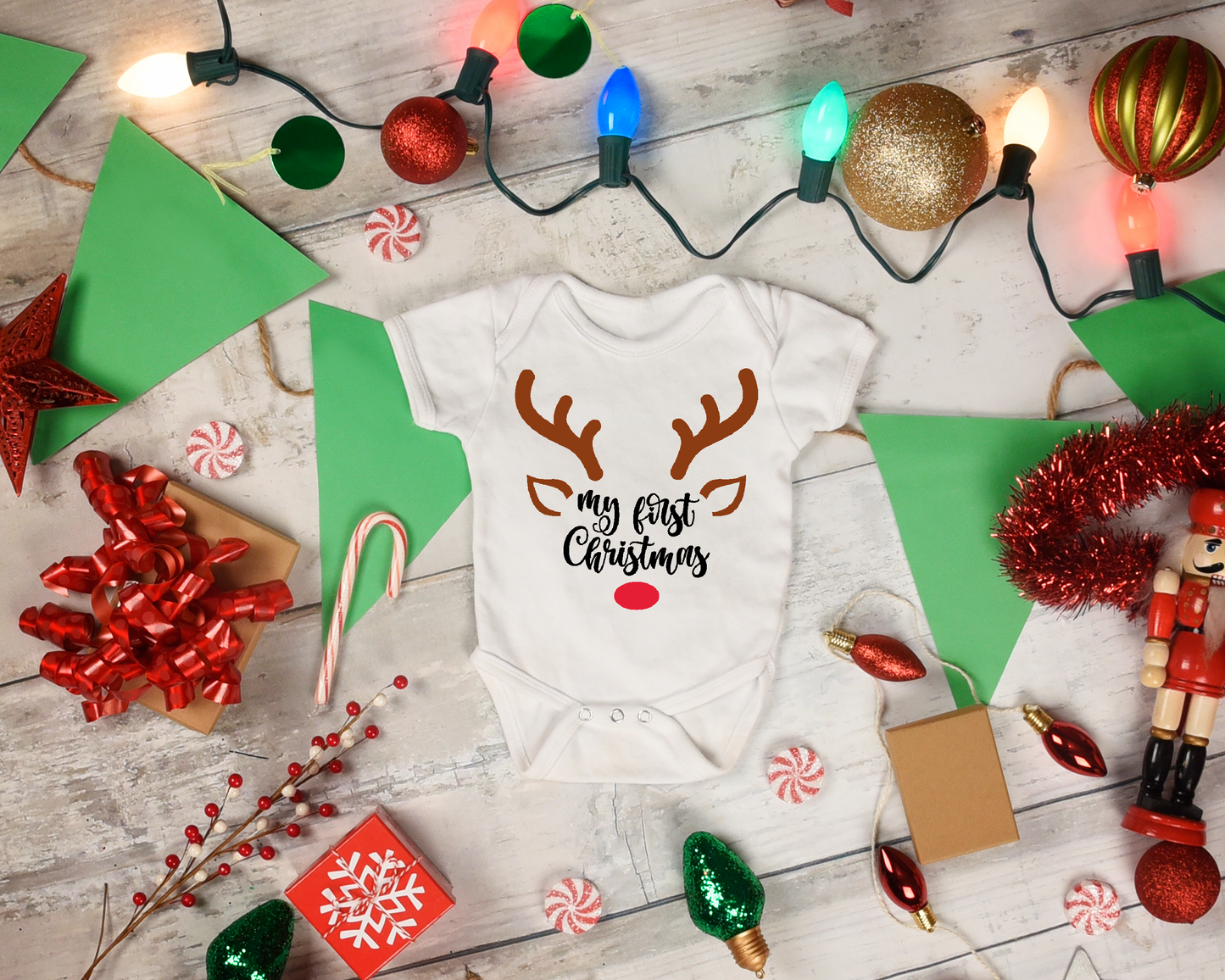My 1st Christmas Babygrow