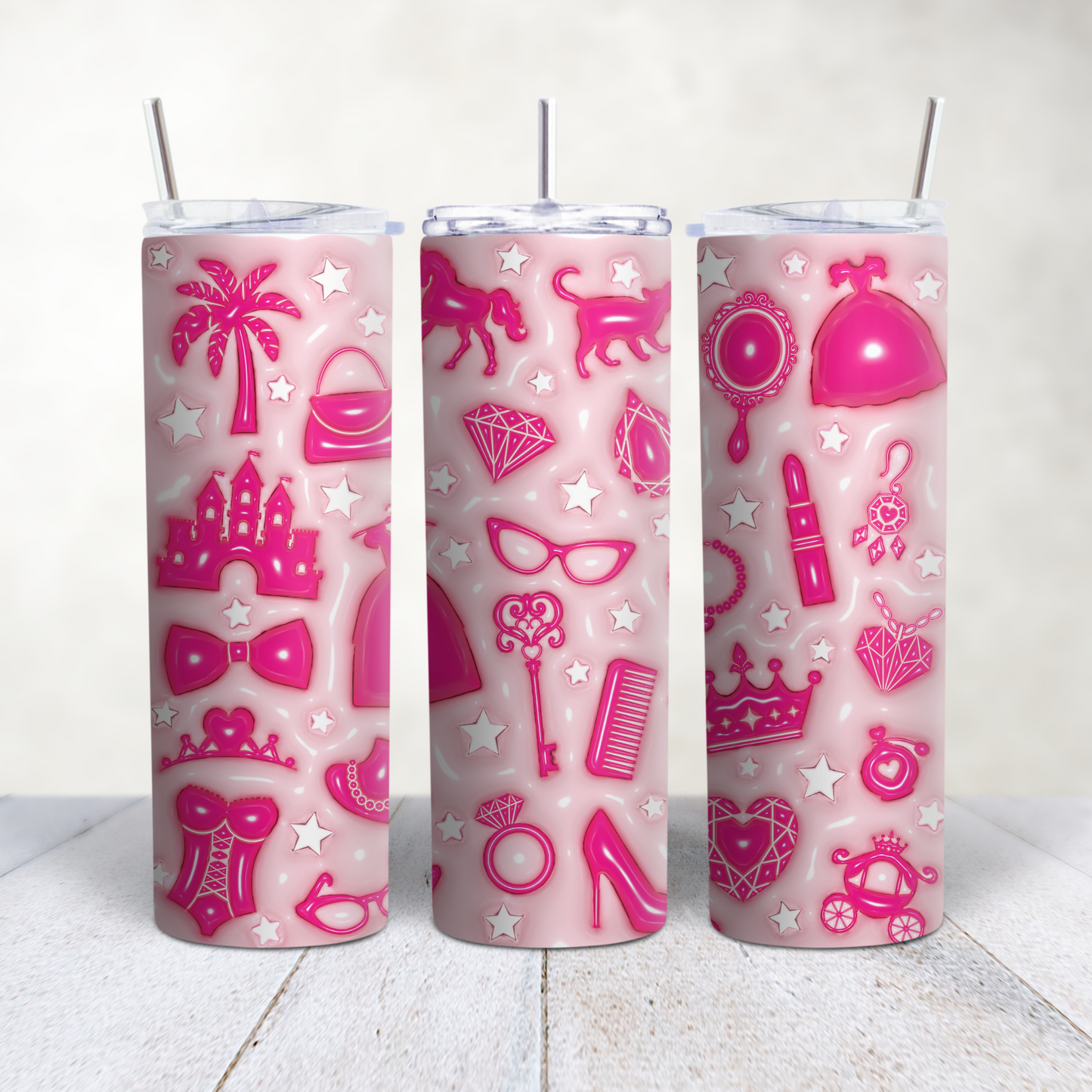 Pink Princess Tumbler