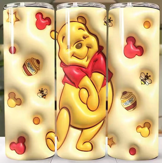 Pooh 3D Inflated Tumbler