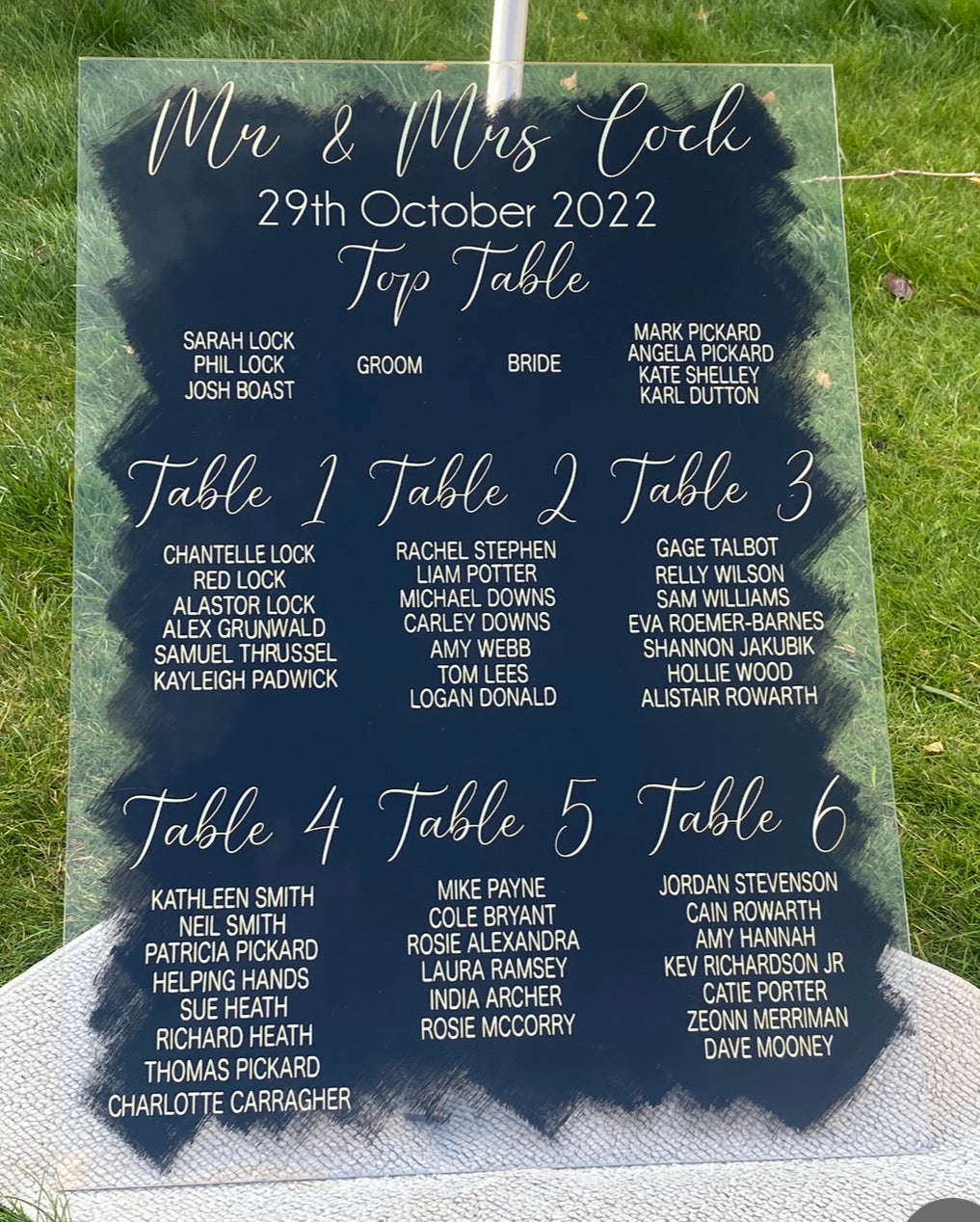 Premium Wedding Table Plan