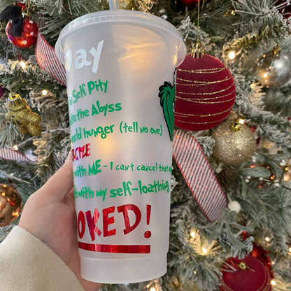 Grinch Schedule Cold Cup