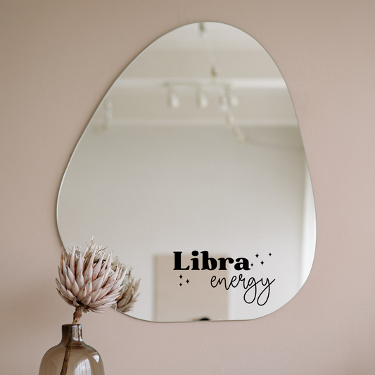 Star Sign energy mirror decal